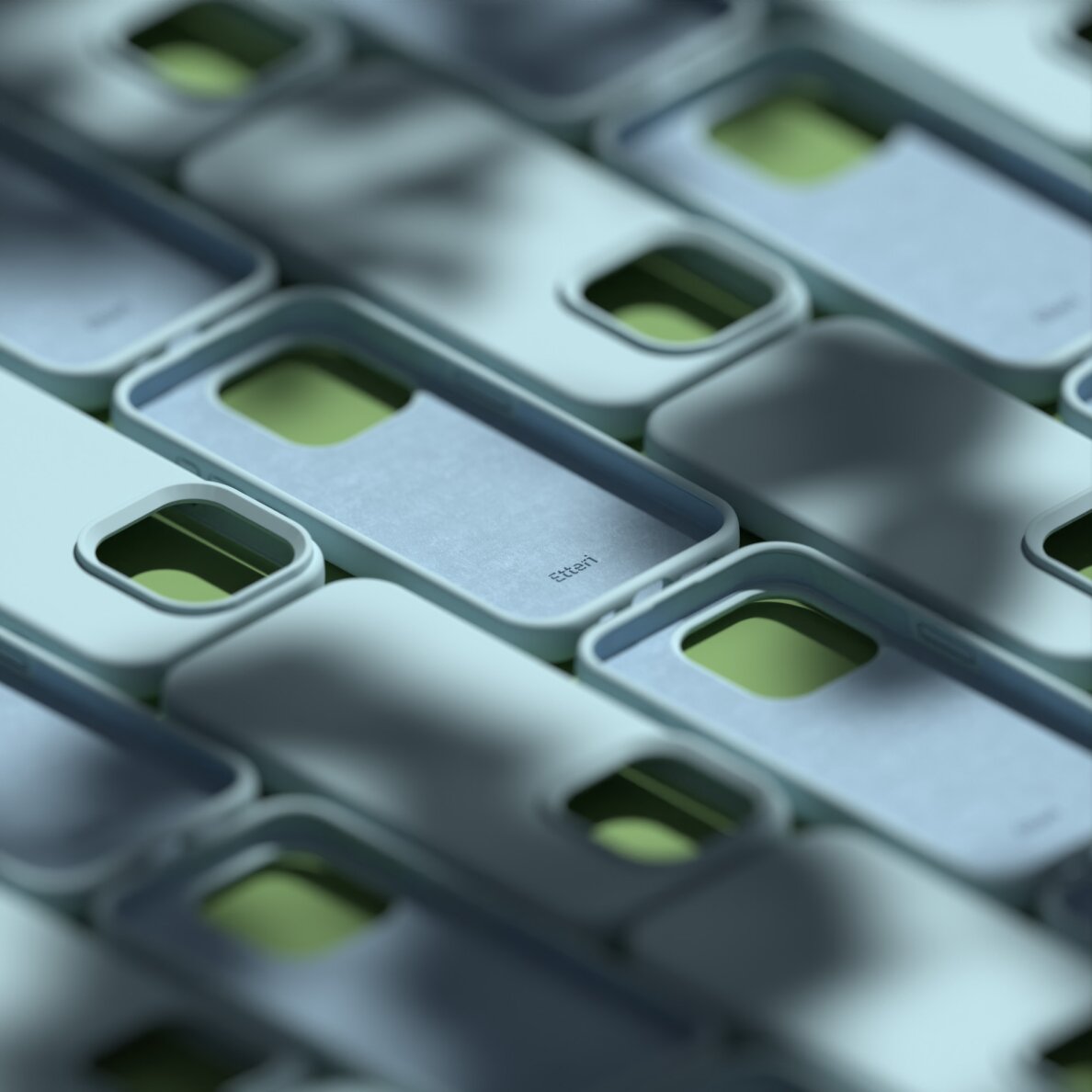 Xiaomi Redmi Note 13 PRO 5G light blue Etteri Silicone nugarėlė 8