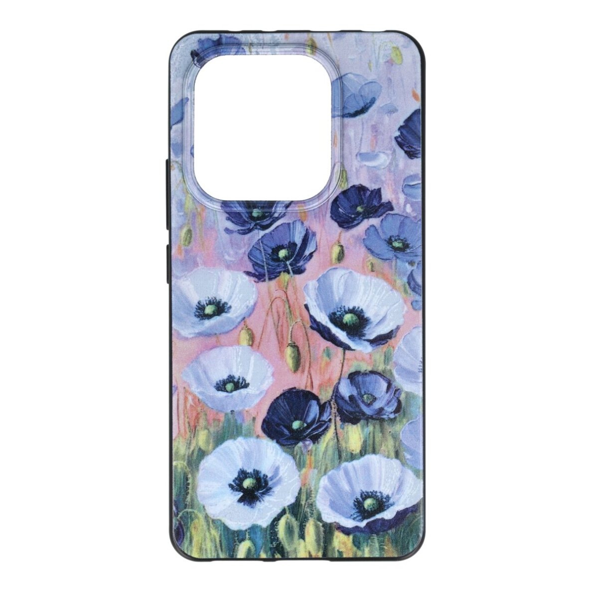 Xiaomi Redmi Note 14 4G black nugarėlė Poppy Design00330