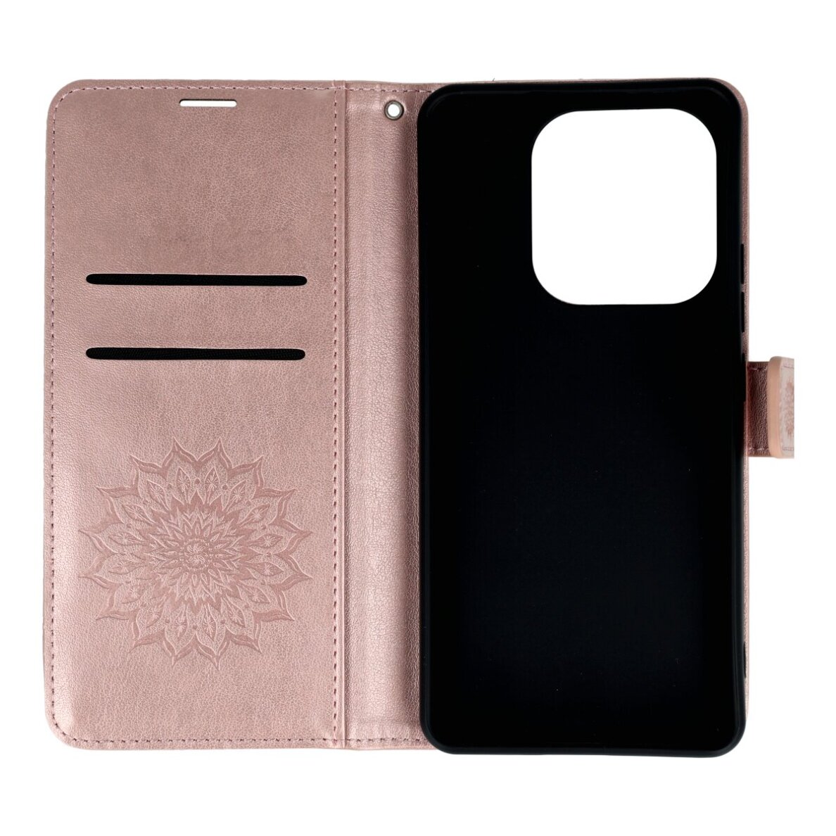Xiaomi Redmi Note 14 4G MEZZO rose gold Mandala dėklas 2