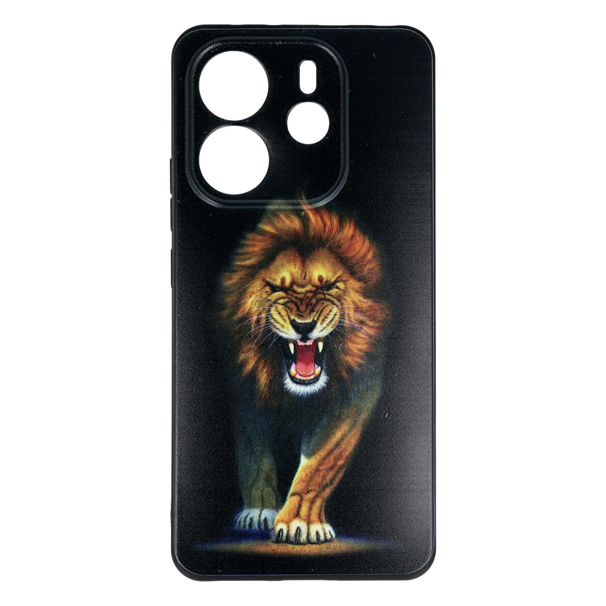 Xiaomi Redmi Note 14 5G black nugarėlė Lion Design00101