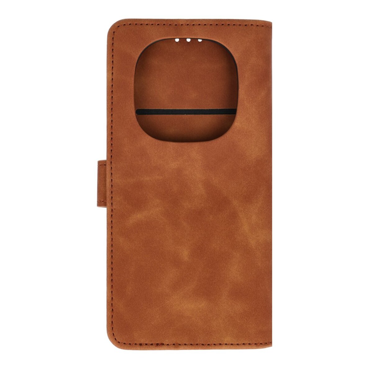 Xiaomi Redmi NOTE 14 PRO 5G / 14 PRO PLUS 5G brown VELVET dėklas 2