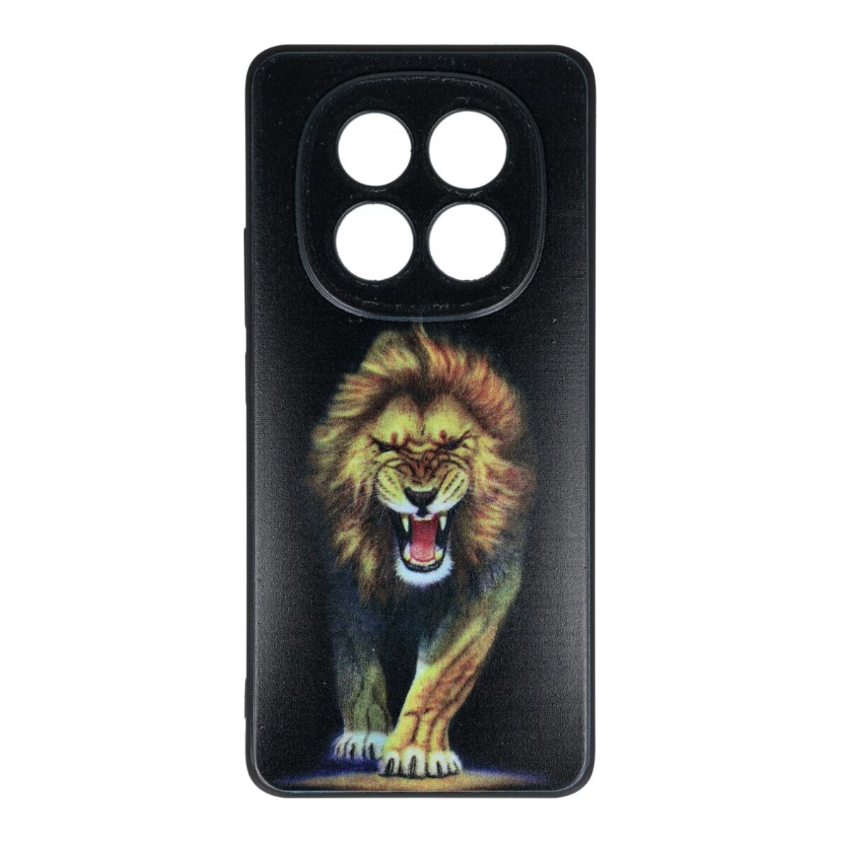 Xiaomi Redmi Note 14 PRO PLUS 5G black nugarėlė Lion Design00101