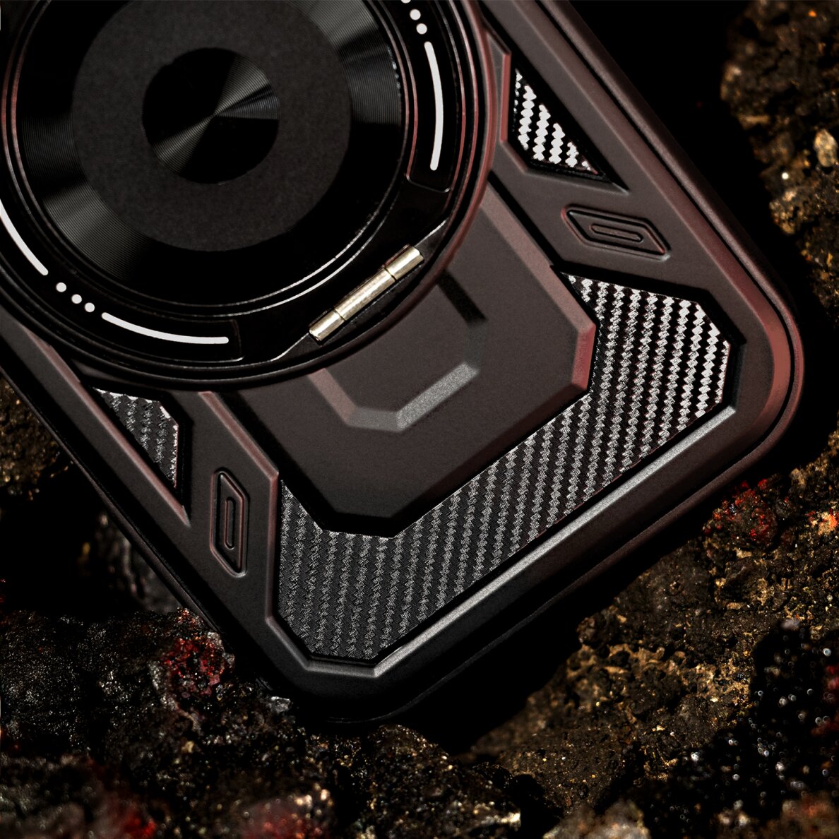 Xiaomi Redmi Note 15 PRO 5G black DEFENDER Mag Kickstand nugarėlė 4