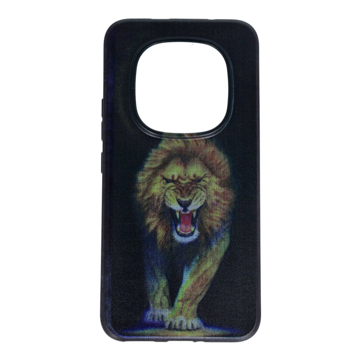 Xiaomi Redmi Note 15 PRO PLUS 5G black nugarėlė Lion Design00101
