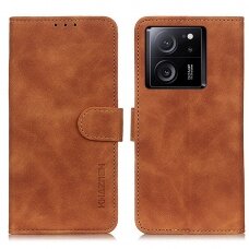 XIAOMI 13T/13T PRO brown KHAZNEH dėklas