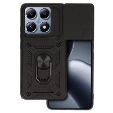 Xiaomi 14T PRO black RING ARMOR WITH CAMSHIELD nugarėlė