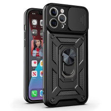 Xiaomi 15 5G black RING ARMOR WITH CAMSHIELD nugarėlė