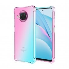 Xiaomi Mi 10T LITE rožinė-mėtos spalvos Color Antishock nugarėlė