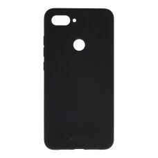 Xiaomi MI8 LITE juoda SOFT FEELING nugarėlė