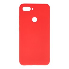 Xiaomi MI8 LITE raudona SOFT FEELING nugarėlė