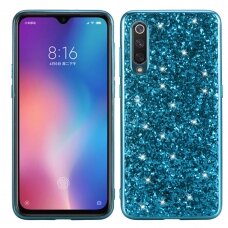 XIAOMI MI9 mėlyna tracy GLITTERY nugarėlė