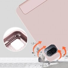 Xiaomi Pad 5/ Pad 5 PRO 11" rožinis silikoninis TRIFOLD dėklas