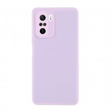 Xiaomi POCO F3 violetinė SILICONE LITE nugarėlė