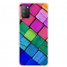 Xiaomi POCO M3 Tracy nugarėlė Colorful Blocks