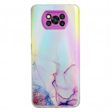 Xiaomi POCO X3 NFC/ X3 PRO Tracy nugarėlė LASER MARBLE Purple/Blue