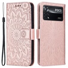 XIAOMI POCO X4 PRO 5G Tracy MEZZO rausvas Mandala dėklas