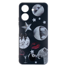 Xiaomi Redmi 13C/Poco C65 black nugarėlė Party Design00329