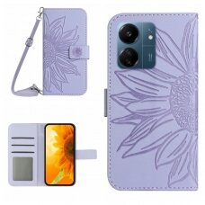 Xiaomi Redmi 13C/Poco C65 MEZZO Light Purple Sunflower dėklas