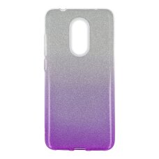 XIAOMI REDMI 5 violetinė Glitter3 nugarėlė