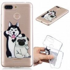 XIAOMI REDMI 6/6A tracy slim clear nugarėlė Husky