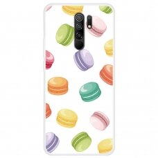 Xiaomi Redmi 9 Tracy balta nugarėlė Macaroon