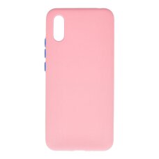 Xiaomi Redmi 9A šviesiai rožinė SOLID SILICONE nugarėlė