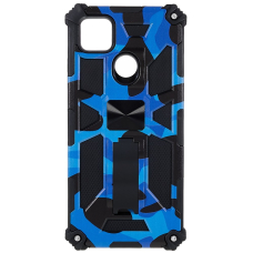 Xiaomi Redmi 9C/10A mėlyna camouflage ARMOR METAL nugarėlė