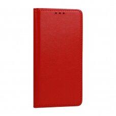 Xiaomi REDMI NOTE 10 PRO/10 PRO MAX raudonas odinis SPECIAL dėklas