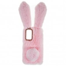 XIAOMI REDMI NOTE 11/11S pink nugarėlė Fluffy Rabbit