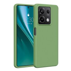 Xiaomi Redmi Note 13 5G light green Etteri Silicone nugarėlė