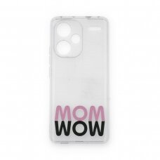 Xiaomi Redmi Note 13 PRO+ 5G clear nugarėlė MOM Design00313