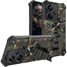 Xiaomi Redmi Note 13 PRO+ 5G green camouflage ARMOR METAL nugarėlė