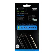 Xiaomi Redmi Note 13 Pro 5G / Poco X6 5G black 3D FLEXIBLE stiklas