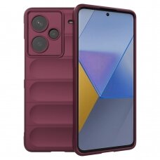 Xiaomi Redmi Note 13 PRO+ 5G wine Tracy Anti-slip Rugged nugarėlė