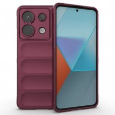 Xiaomi Redmi Note 13 PRO 5G wine Tracy Anti-slip Rugged nugarėlė