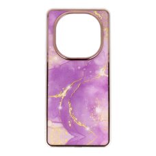 Xiaomi Redmi Note 14 PRO 5G / Note 14 PRO PLUS 5G / POCO X7 5G Tracy nugarėlė MILKY WAY MARBLE Purple