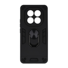 Xiaomi Redmi Note 14 PRO PLUS 5G black RING ARMOR WITH CAMSHIELD nugarėlė