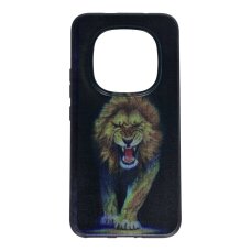 Xiaomi Redmi Note 15 PRO PLUS 5G black nugarėlė Lion Design00101