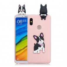 XIAOMI Redmi Note 6 PRO šviesiai rožinė nugarėlė Dog 4D