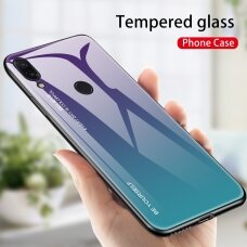 XIAOMI Redmi Note 7 violetinė+mėlyna tracy GLASS nugarėlė