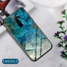 XIAOMI Redmi Note 8 PRO marble glass nugarėlė Blue