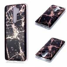 XIAOMI REDMI NOTE 8 PRO Marble nugarėlė Black&Gold