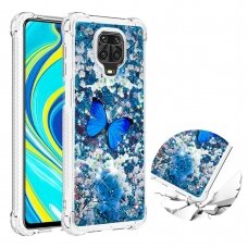 Xiaomi Redmi Note 9 PRO/Note 9s Water Shock nugarėlė Blue Butterfly