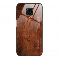 XIAOMI Redmi Note 9 PRO/Note 9s Wood grain nugarėlė Coffee