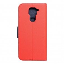 Xiaomi Redmi Note 9 raudonas Fancy Diary dėklas