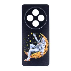 Xiaomi Redmi 14C / Poco C75 clear nugarėlė Cosmonaut Design00279 Xiaomi Redmi 14C / Poco C75 clear nugarėlė Cosmonaut Design00279