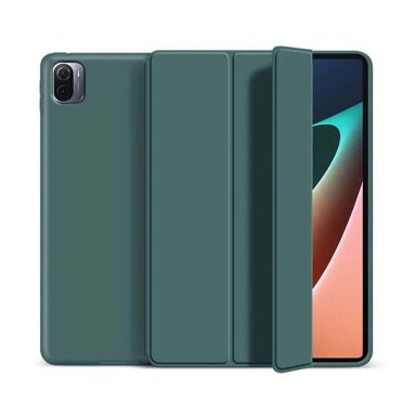 Xiaomi Pad 5/ Pad 5 PRO 11" dark green silikoninis TRIFOLD dėklas Xiaomi Pad 5/ Pad 5 PRO 11" dark green silikoninis TRIFOLD dėklas