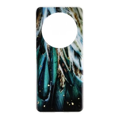 Xiaomi Redmi 14C / POCO C75 Gold Glam Feathers nugarėlė
