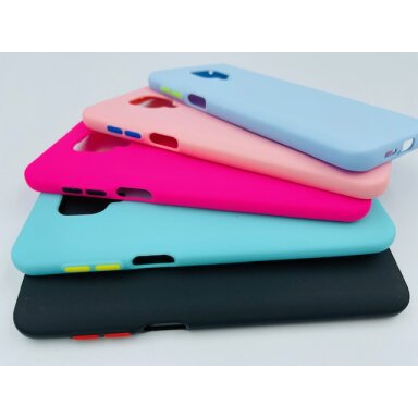 Xiaomi Redmi 9A žydra SOLID SILICONE nugarėlė Xiaomi Redmi 9A žydra SOLID SILICONE nugarėlė