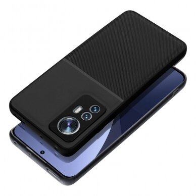 Xiaomi 12 Lite juoda NOBLE nugarėlė 2